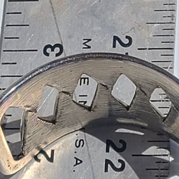 Lia Sophia "Shockwave" Silver Tone Individual Twisted Slats Cuff Bracelet - Picture 5 of 7